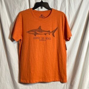 Seaworld Shirt Medium Shark Orange M Nwt New Respect The Locals Unisex Tee Top